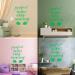 Autocollants muraux en vinyle Mascara Maquillage Cils Salon de beaut Citation 36x43 2 cm Plusieurs options de taille Petit Vert Vinyl Art Stickers Zz5130 S-Green - Buy Online on GoSupps.com