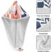 Abstract Flowers Hair Towel 2 Pack - Super Absorbent Quick Dry Hair Turbans for Women & Girls | Perfect Hair Drying Solution - Buy Online on GoSupps.com