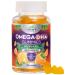 Omega 3 Fish Oil Gummies - Triple Strength Omega3 Gummy - DHA & EPA Fatty Acids for Heart Health Joint & Brain Support Nature's High Absorption Omega Fish Oil Supplement Orange Flavor- 60 Gummies 60 Count (Pack of 1)