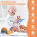 Tameler Montessori Teething Toys for 1 Year Old | Silicone Pull String & Stacking Rings for Babies 3-6-12 Months | Sensory Toys for Toddlers 1-3 | Autism-Friendly Travel Activity Set in Blue - Buy Online on GoSupps.com