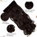 S-noilite 24 Curly Wavy Clip in Hair Extensions, Medium Brown - Half Full Head 5 Clips - 60cm - Buy Online on GoSupps.com