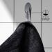 Class Home Collection Terry Cloth Bath Towels - 100% Cotton Pack of 4 70x140 cm Black - Luxury Bath Linens for Home - Buy Online on GoSupps.com