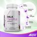 Milk Thistle 5000mg - 80% Silymarin High Strength - 180 Capsules - 6 Months Supply - Vegan - UK Made - Buy Online on GoSupps.com