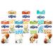 VSTAR Alpro Plant-Based Drink Variety Pack - Oat Soya Almond Coconut Hazelnut - Added Calcium & Vitamins 1L (7 Packs)