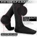Ailaka Compression Stockings with Zipper for Men & Women - 20-30 mmHg Medical Class 2 Support Socks for Varicose Veins Edema Recovery Pregnancy - Large Black (1 Pair) - Buy Online on GoSupps.com