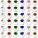 NSBELL 60PCS Rhinestone Crystal Twisters Set Spiral Hair Pin Silver Coil for Wedding  Bridal  Prom  Party and Special Occasion (Multi-color)