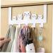 Hook up Cabinet Hanger Cabinet Hooks Purse Hangers Door Over Door Hook Rack Door Back Hanger Creative Door Back Wall Hanger Creative Hook Punch-Free Hook Arm White Robe - Buy Online on GoSupps.com