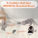 3-in-1 Cat Laser Toy with Interactive Tumbler Ball, Feather Toys, Real Mice Sound - 3 Speeds, 3 Timers - Rechargeable - Indoor Electronic Kitten Chaser Toy - 2021 Newest - Buy Online on GoSupps.com