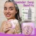 Lavender Soap Natural Lavender & Loofah Soap Bar Handmade Organic Soap Vegan Cruelty Free No SLS or Parabens Smooth Skin Acne Soap for Face and Body - Buy Online on GoSupps.com