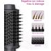 Buy 5-in-1 Hair Dryer Brush & Comb - Professional Ionic Hair Tool for Curling & Straightening Travel-Friendly Removable Head - Buy Online on GoSupps.com