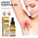 Ginger Oil 2 Pack - 10ml Lymphatic Massage Oil for Muscle Relief | Alternative Body Care Remedy - Buy Online on GoSupps.com