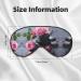 Shop Spa Stone & Rose Flowers Print Unisex Sleeping Eye Mask | Soft Comfortable & Light-Blocking | International Shipping - Buy Online on GoSupps.com