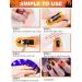 Halloween Gel Nail Wrap Sticker Set - Pumpkin Spider Web Skull Design, Red Polish Strips for Women, Halloween Nail Art Decor - UV/LED Lamp Required - Buy Online on GoSupps.com