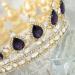 Baroque Queen Crown: Sparkly Rhinestone Wedding Tiara in Purple - Buy Online on GoSupps.com