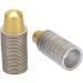KIMISS Couvercles et Joints pour Dosettes de caf en Papier d'aluminium 50 Pi ces Compatibles avec les Capsules de caf de 15ml Comprend une Cuill re et une Brosse pour la Fra cheur (GOLD) - Buy Online on GoSupps.com