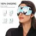 Haskirky Light Blocking Eye Mask for Comfortable Deep Sleep - Breathable & Adjustable for Men and Women | Ideal for Travel, Yoga, Meditation, and Office Use - Buy Online on GoSupps.com