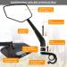 Arkham Extra Large Bicycle Mirror - 360 Swivel Shatterproof & Durable - Universal Fit for E-Bikes & Standard Bikes (Left Handlebar 21-25.4mm) - Buy Online on GoSupps.com