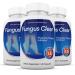 Justified Laboratories (3 Pack) Fungus Clear Pills 1.5 Billion CFU Probiotic Supports Strong Healthy Natural Clear Nails Plus Eliminates Fungus 180 Capsules 3 Bottles