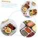Alipis Stainless Steel Serving Tray Baby Separation Board Snack 20.00X15.00X3.00CM Silver - Buy Online on GoSupps.com