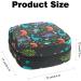 Dinosaur Print Sanitary Napkin Storage Bag | Menstrual Pad Pouch for Teen Girls & Women | Portable Nylon Oxford Cloth with Zipper | Multicoloured Design - Buy Online on GoSupps.com