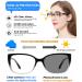 OCCI CHIARI Blue Light Blocking Photochromic Reading Glasses - 1.5x Large Sunglasses Readers (1.0-4.0) - Stylish & Comfortable Black/Clean Design for Eye Protection - Buy Online on GoSupps.com