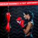 PU Leather Double End Bag Boxing Speed Ball with Adjustable Cords and Installation Kit - Boxing Accessories - Buy Online on GoSupps.com