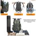 JIELV 45L Waterproof Hiking Backpack - Lightweight Camping Daypack for Men and Women (Green) - Buy Online on GoSupps.com