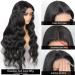 ALIPOP 5x5 HD Transparent Lace Front Wig 22'' Body Wave Brazilian Human Hair 180% Density Closure Wig - Buy Online on GoSupps.com