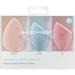 REAL TECHNIQUES Sponge+ Beauty Makeup Blenders for Facial Cleanser Foundation and Setting Powder Probiotic infused (3 Piece Kit) - Buy Online on GoSupps.com