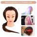 Shop Brown Training Hairdressing Head - Exercise Mannequin with Free Clamp Holder | International Shipping Available - Buy Online on GoSupps.com