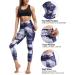 STYLEWORD Womens Sapphire Capris with Pockets - High Waist Yoga Pants for Running and Workouts - Buy Online on GoSupps.com