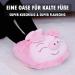 Plush Electric-Free Foot Warmer (Pig) | Cuddly Fluffy Foot Muff for Warm Feet | One Size Heat Pad - Buy Online on GoSupps.com