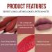 Matte Nude Waterproof Lipstick - Long Lasting Creamy Formula Smudge Proof Light Brown Velvet Lipstick for Women - Neutral Lip Gloss 02 - Buy Online on GoSupps.com