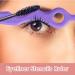 Eyeliner Stencils | Eyebrow and Eyelash Applicator Stencil Tool Portable Silicone Eyeliner Stencils Ruler Multifunctional Eye Makeup Tool for Eyeliner Eyeshadow Lipstick Purple - Buy Online on GoSupps.com