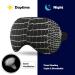 Distressed Crocodile/Snake Skin Texture Sleep Mask - Adjustable Strap, Blocks Light for Night Travel - Men/Women - Buy Online on GoSupps.com