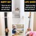 Door Buddy Child Proof Door Lock & Foam Baby Door Stopper - Easy Hook & Latch, Baby Proof Doors, Prevent Finger Pinch Injuries, Allow Cats Access - Buy Online on GoSupps.com