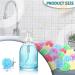20pcs Mini Shower Loofahs Exfoliating Pouf Bath Sponge Bulk Lot - Assorted Colors for Baby Shower - Buy Online on GoSupps.com