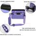 Mini Lightweight Golf Club Bag w/ Accessories Pouch - Carry Case for Men, Women & Kids - Ideal for Driving Range or Course - Black/Blue/Purple - Buy Online on GoSupps.com