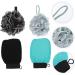 VINTORKY 2 Sets Bath Set Shower Exfoliation Mitt Scrub Glove Bathing Tools Skin Cleaning Mitten Bathing Gloves Bath Exfoliating Pad Men Body Scrubber Pouf Accessories Take a Bath Rayon - Buy Online on GoSupps.com