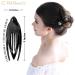 RC Roche 6-Pack French Curved Hair Clips - High-Quality Solid Hold for Women & Girls - Large Black Hair Clamps - Buy Online on GoSupps.com