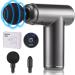 Massage gun massage gun mini electrical massage gun with 2 massage heads Hand massager up to 3200u/min for neck shoulder back to relieve pain and muscle rigidity