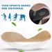 Silicone Self-Adhesive Insoles for Sneakers - Relieve Plantar Fasciitis Anti-Odor Comfortable & Dry - Size M (4.5-10/W:9-12) - 1 Pair - Buy Online on GoSupps.com