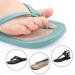 Buy 2 Pairs PU Leather Flip Flop Insoles - Soft Shockproof Cushions for Flat Sandals & High Heels - Metatarsal Foot Pads (Large) - International Shipping Available - Buy Online on GoSupps.com