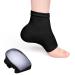 BOXOB Height Increase Socks Comfortable Height Increase Insoles Height Max Socks Invisible Shoe Lift Heel Pads Height Booster Socks for Women Men (Black)