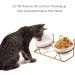 Trosetry Cat Bowls - Double Ceramic Pet Bowls with Raised Tilted Stand for Food and Water - Anti Vomiting Cat Feeder - Ideal for Puppy Cats and Small Dogs - Buy Online on GoSupps.com