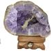 Amethyst Rough Stone Amethyst Natural Stone Crystal Minerals Specimen Geode Ornaments for Home Decoration Room+Stand JIZTGEDM - Buy Online on GoSupps.com