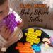 Lyft Livin Teether Push Pop Silicone Toy for Babies & Toddlers - Purple Square | Sensory Poppers for Autism & Motor Skill Development - Buy Online on GoSupps.com