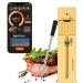 Airmsen meat thermometer wireless 110m bluetooth grill thermometer with IPX7 digital meat thermometer for oven grill kitchen bbq oven rotisserie perfect meat enjoyment via app naturally