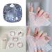 Rhinestones Pointed Bottom Crystal Decorations For Acrylic Nails - Buy Online on GoSupps.com