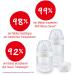 Buy NUK Nature Sense Baby Bottle - 0-6 Months Glass Breast-Like Silicone Teat | International Shipping - Buy Online on GoSupps.com